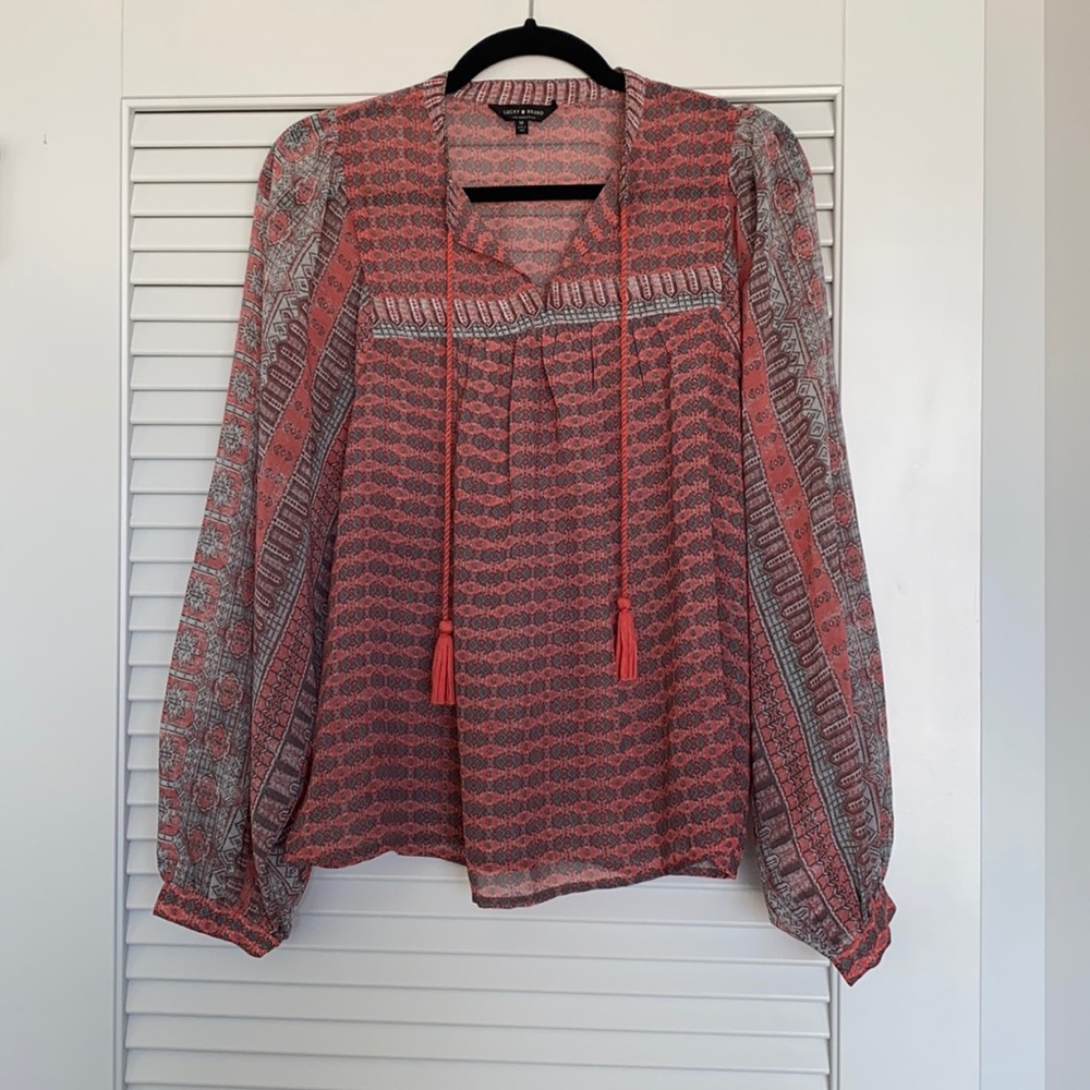 Lucky Brand Liza medium light airy top
